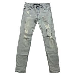 STS Blue Jeans Womens Size 9 Blue Piper Skinny Distressed Light Wash Denim